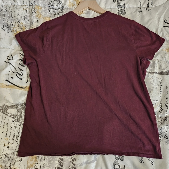 Polo by Ralph Lauren Burgundy T-Shirt - Picture 4 of 4